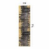 World Rug Gallery Distressed Abstract Non Shedding Soft Area Rug 2' x 7' Yellow 390YELLOW2x7